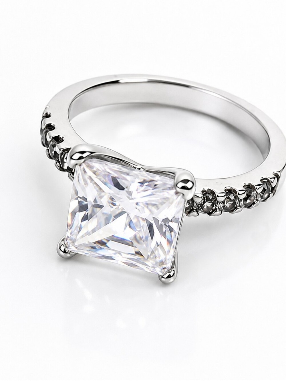 Stunning Size 6 CZ‎ Engagement Ring | TK316